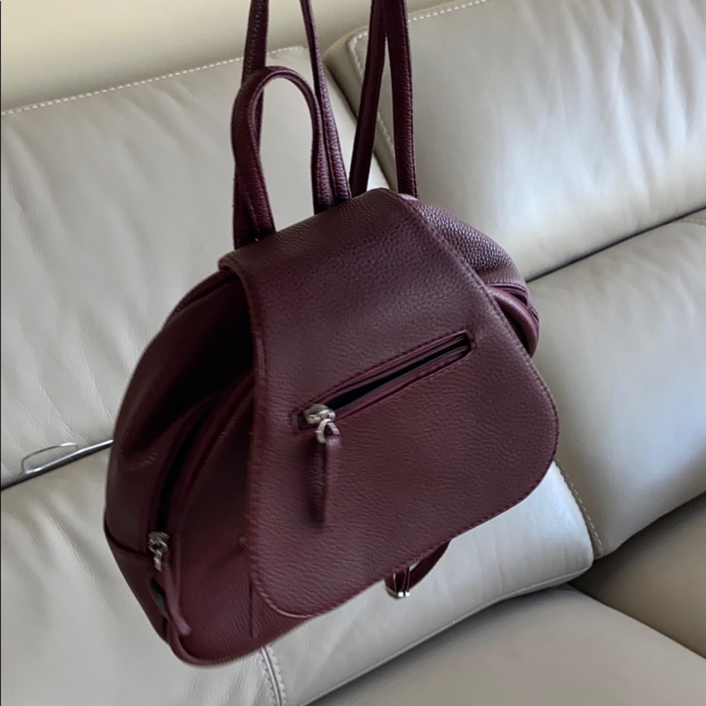 Purple backpack